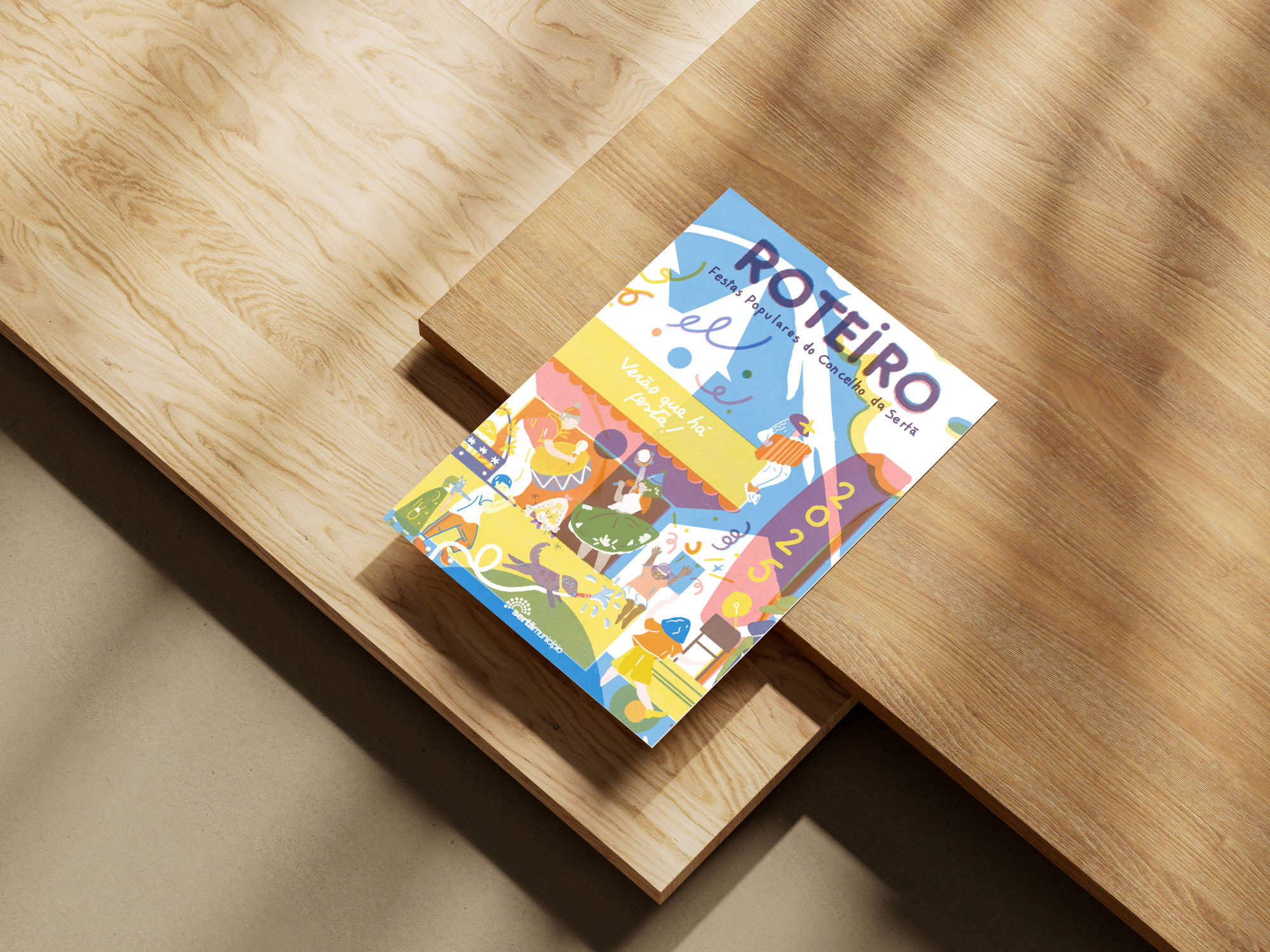 Pormenor da capa do guia, mostrando o título principal e uma ilustração de Carolina Maria