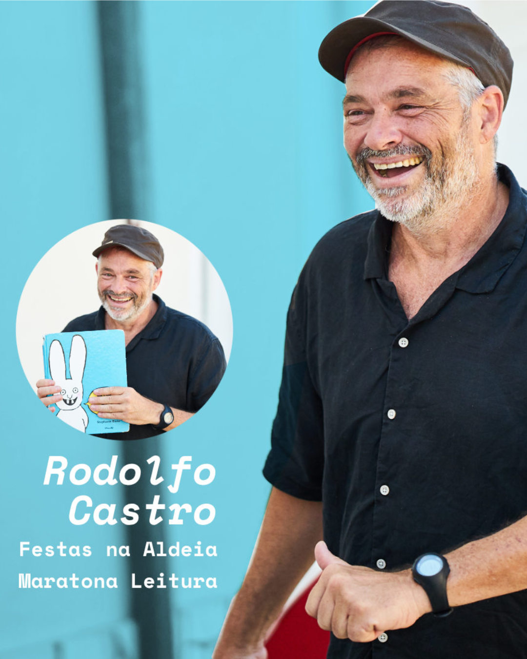 Uma publicação profissionalmente concebida para apresentar um convidado do festival, com a sua fotografia e uma breve biografia