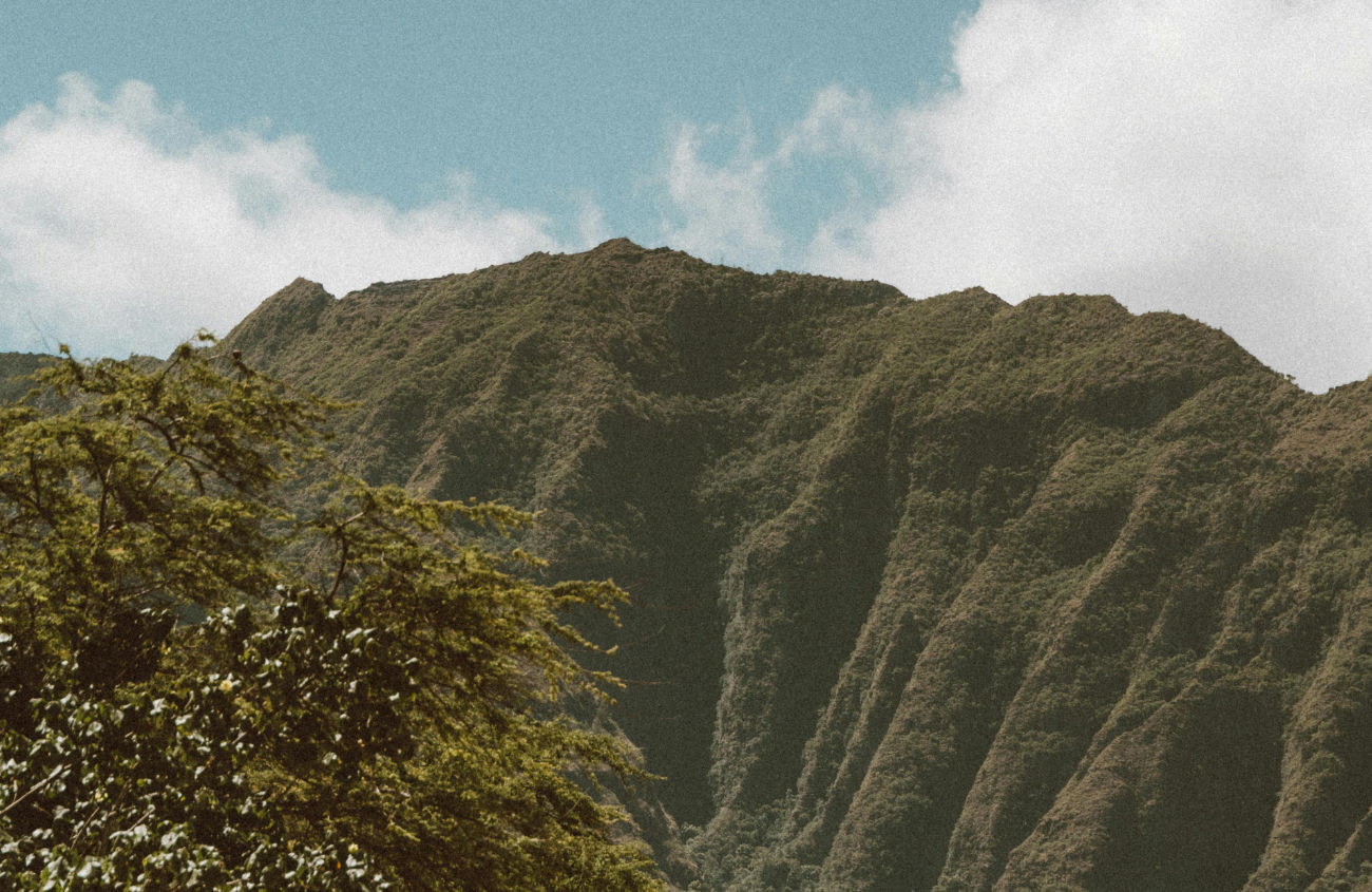 Uma paisagem de montanha que, pela sua perspetiva elevada, simboliza a criatividade estratégica