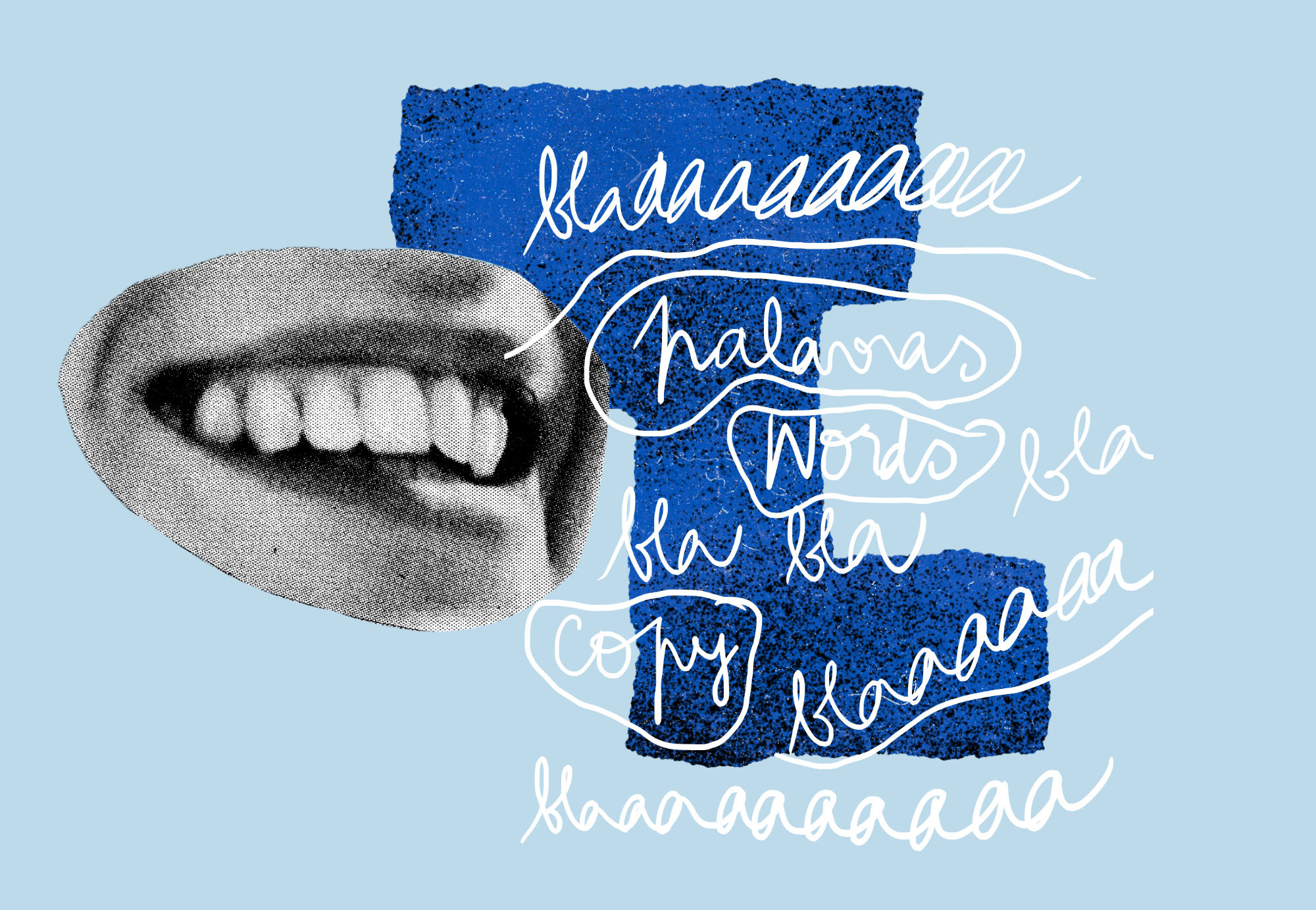 Uma imagem de design com letras manuscritas sobre copywriting. Uma imagem de design com letras manuscritas sobre copywriting.