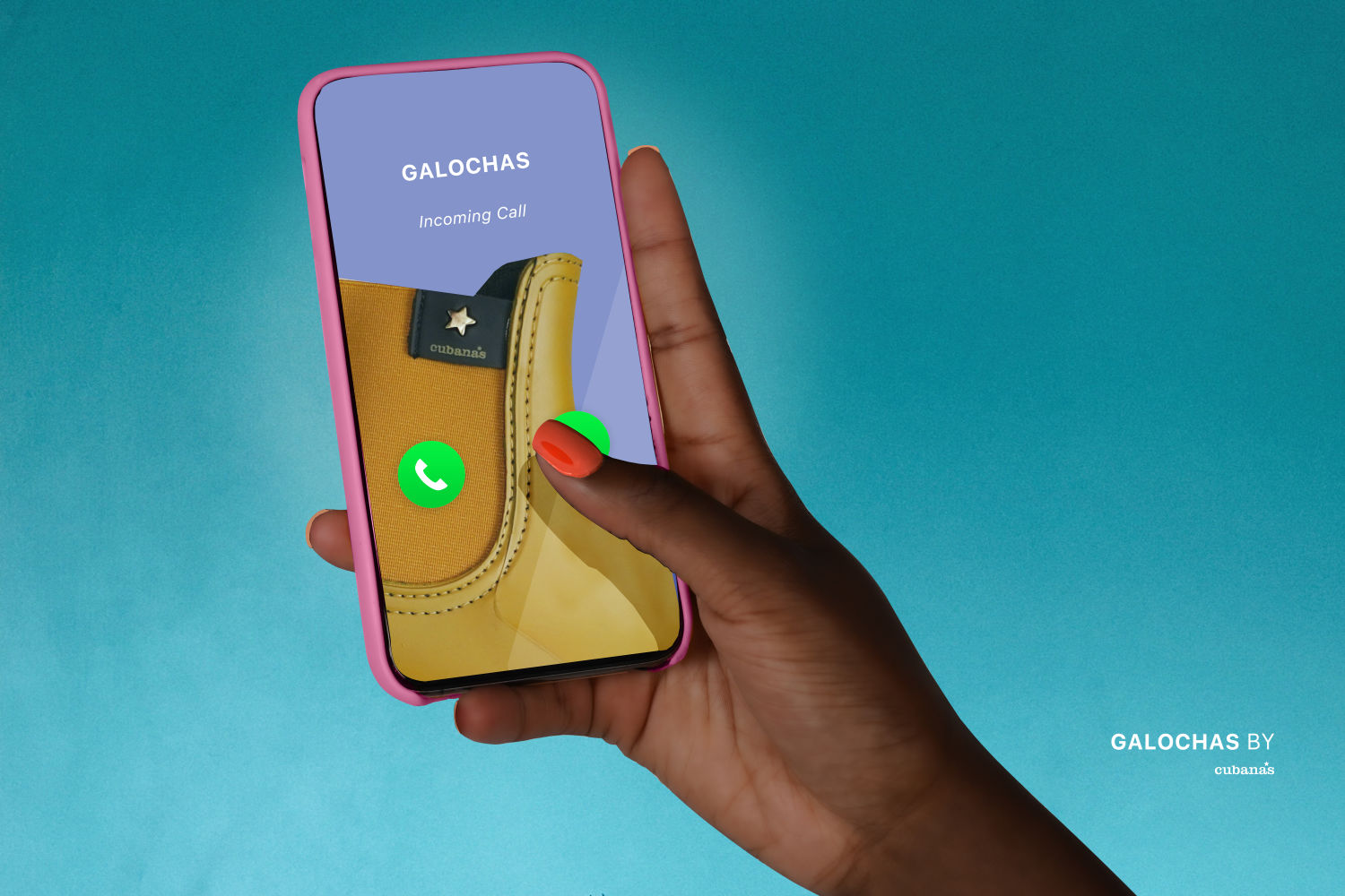 Imagem da campanha das Galochas, destacando a abordagem criativa diferenciada, jovial e humorística, que celebra a funcionalidade do produto com descontração.