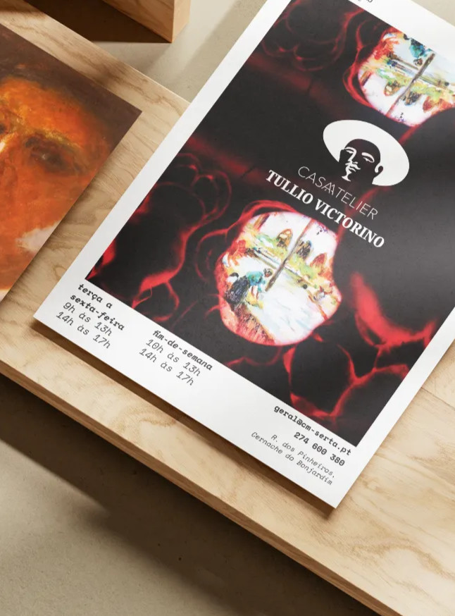 Detalhe de um design para impressão criado para um plano de comunicação de serviço completo. Detalhe de um design para impressão criado para um plano de comunicação de serviço completo.