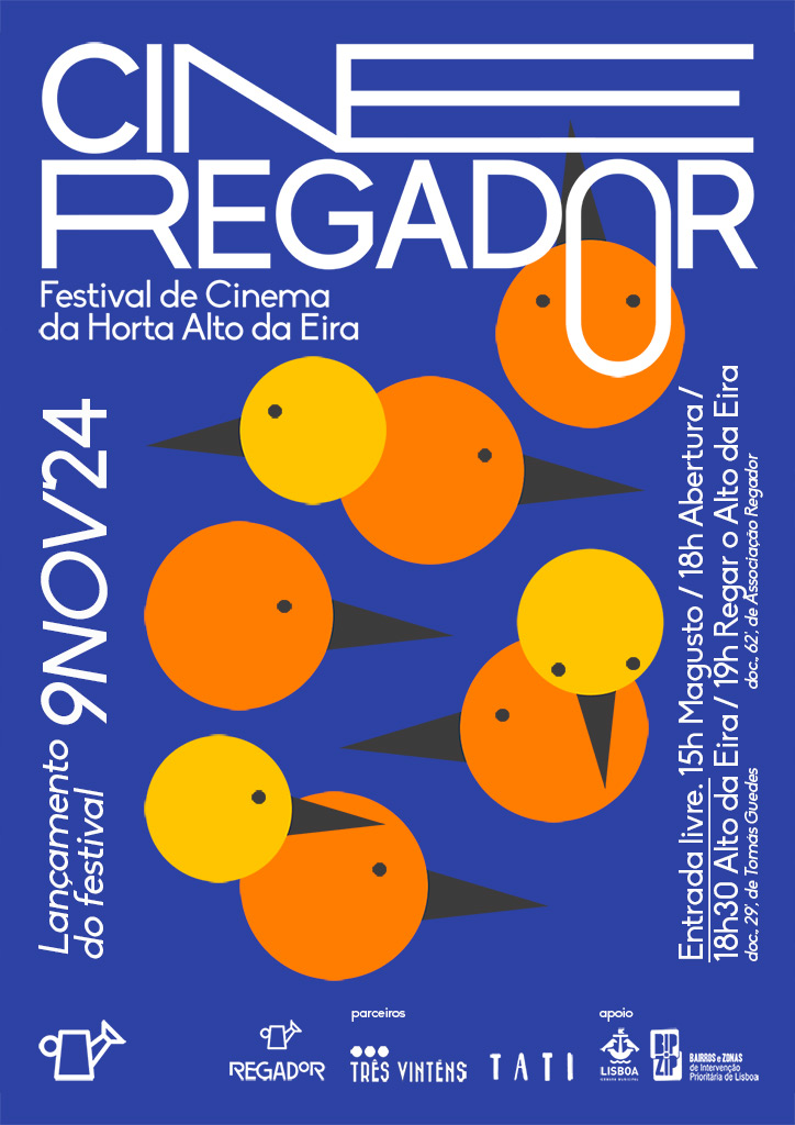 Comunicação gráfica de eventos da Associação Regador, ilustrando como o design se expandiu para além da identidade.